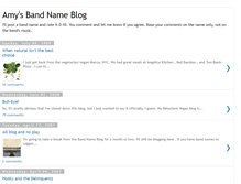 Tablet Screenshot of bandnameblog.blogspot.com
