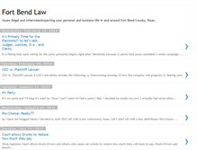 Tablet Screenshot of fortbendlaw.blogspot.com
