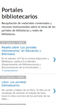 Mobile Screenshot of portalesbibliotecarios.blogspot.com