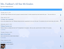 Tablet Screenshot of mrsfaulknersclass.blogspot.com