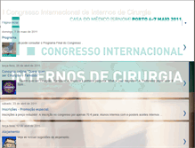 Tablet Screenshot of congressointernoscirurgia.blogspot.com