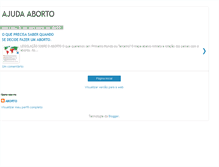 Tablet Screenshot of ajudaaborto.blogspot.com