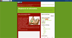 Desktop Screenshot of infor-matica-eso.blogspot.com