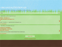 Tablet Screenshot of organizacoesnovais.blogspot.com