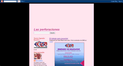 Desktop Screenshot of lasperforaciones.blogspot.com