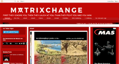 Desktop Screenshot of matrixchange.blogspot.com