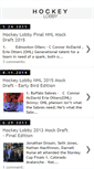 Mobile Screenshot of hockeylobby.blogspot.com
