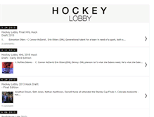 Tablet Screenshot of hockeylobby.blogspot.com