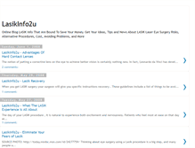 Tablet Screenshot of lasikinfo2u.blogspot.com