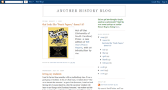 Desktop Screenshot of anotherhistoryblog.blogspot.com