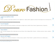 Tablet Screenshot of dourofashion.blogspot.com