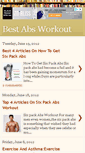 Mobile Screenshot of absworkoutfast.blogspot.com