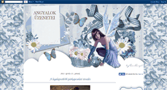 Desktop Screenshot of angyalokuzenetei.blogspot.com