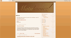 Desktop Screenshot of matulewicz.blogspot.com