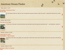 Tablet Screenshot of americandreamfinder.blogspot.com