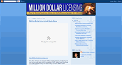 Desktop Screenshot of milliondollarlicensing.blogspot.com