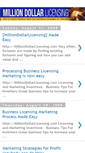 Mobile Screenshot of milliondollarlicensing.blogspot.com