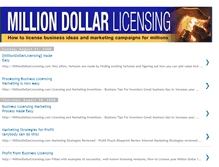 Tablet Screenshot of milliondollarlicensing.blogspot.com