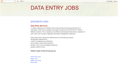 Desktop Screenshot of dataentryjbs.blogspot.com