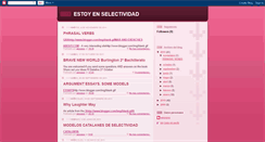 Desktop Screenshot of estoyenselectividad.blogspot.com