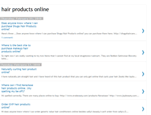 Tablet Screenshot of hair-products-online.blogspot.com