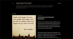 Desktop Screenshot of helenatycker.blogspot.com