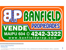 Tablet Screenshot of banfieldpropiedades.blogspot.com