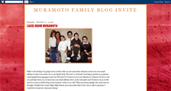 Desktop Screenshot of muramotofamily.blogspot.com