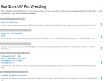 Tablet Screenshot of m7prowrestling.blogspot.com