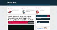 Desktop Screenshot of newsofhacking.blogspot.com
