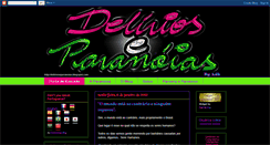 Desktop Screenshot of delirioseparanoias.blogspot.com