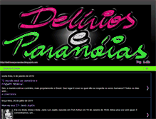 Tablet Screenshot of delirioseparanoias.blogspot.com