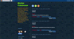 Desktop Screenshot of mentescriminosas-ap.blogspot.com