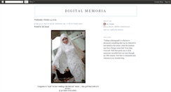 Desktop Screenshot of digitalmemoria.blogspot.com