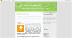 Desktop Screenshot of labibliotecadelcau.blogspot.com