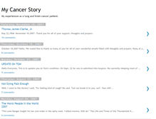 Tablet Screenshot of mylungcancerstory.blogspot.com