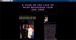 Desktop Screenshot of missmichiganteenusa2009.blogspot.com