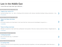 Tablet Screenshot of lostinthemiddleeast.blogspot.com