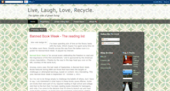 Desktop Screenshot of livelaughloverecycle.blogspot.com