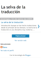 Mobile Screenshot of laselvadelatraduccion.blogspot.com