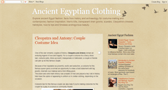 Desktop Screenshot of ancient-egyptian-clothing.blogspot.com