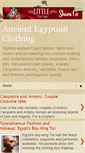 Mobile Screenshot of ancient-egyptian-clothing.blogspot.com