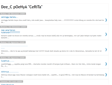 Tablet Screenshot of deecpoenyacerita.blogspot.com