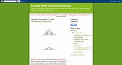 Desktop Screenshot of licenseplategoesmlm.blogspot.com