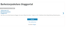 Tablet Screenshot of barkestorpsskolan.blogspot.com