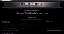 Desktop Screenshot of daynastormchase2010.blogspot.com