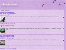 Tablet Screenshot of lekanadewumi.blogspot.com