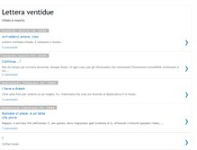 Tablet Screenshot of letteraventidue.blogspot.com