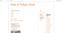 Desktop Screenshot of helpafellowartist.blogspot.com