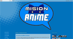 Desktop Screenshot of mision-anime.blogspot.com